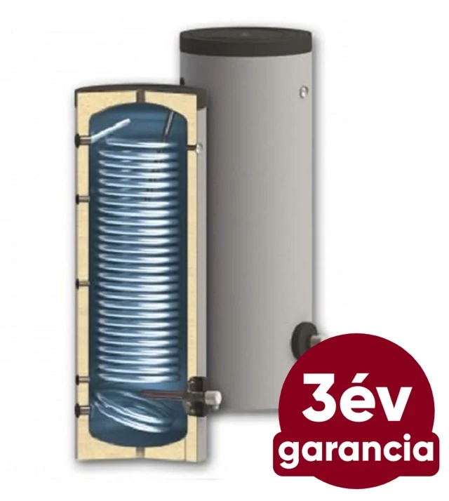 SUNSYSTEM SWP NL 300 indirekt használati meleg víz tartály hőszivattyúhoz (265 liter) - 1 hőcserélővel