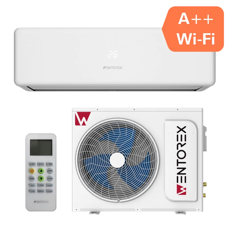 WENTOREX California 18 WiFi oldalfali split hűtő-fűtő klíma (R32 - 5 kW)