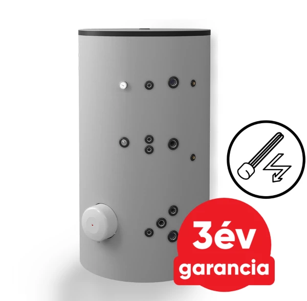 ELDOM Green Line S2 1500 álló indirekt HMV tartály (1500 liter / 2 hőcserélő / 12 kW)