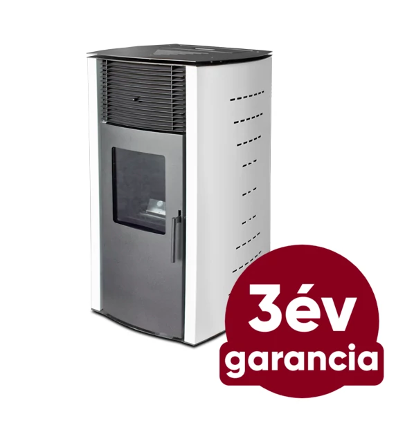 FALCON COMODO Trend P10 meleg levegős pellet kályha (10 kW - Fehér)