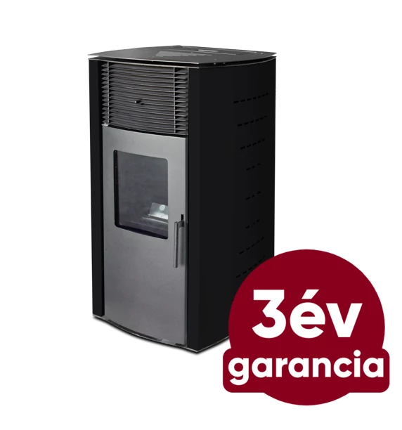 FALCON COMODO Trend P10 meleg levegős pellet kályha (10 kW - Fekete)