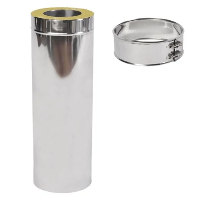 KOMINUS KD 110/170 MM, 0,5 méteres szigetelt hosszelem, csatlakozó bilinccsel
