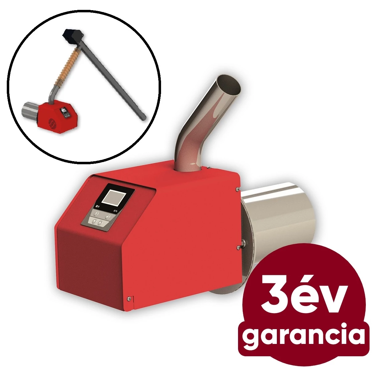 BURNIT Pell Eco 35 kW pellet égőfej pellet tartály nélkül