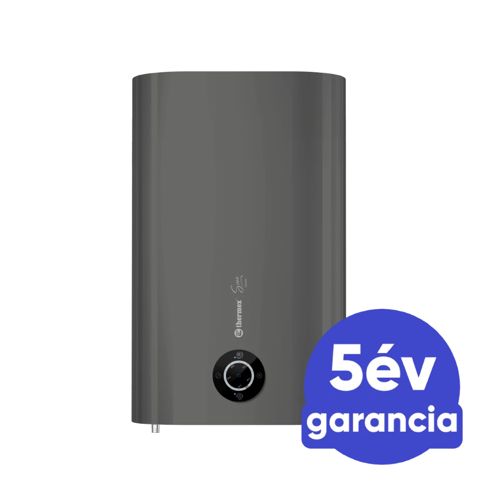 THERMEX Seano Smart 50 liter villanybojler extra lapos kivitelben (1,8 kW / antracit)