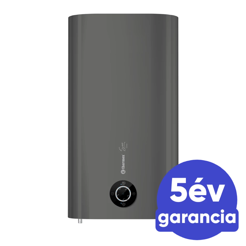 THERMEX Seano Smart 100 liter villanybojler extra lapos kivitelben (1,8 kW / antracit)