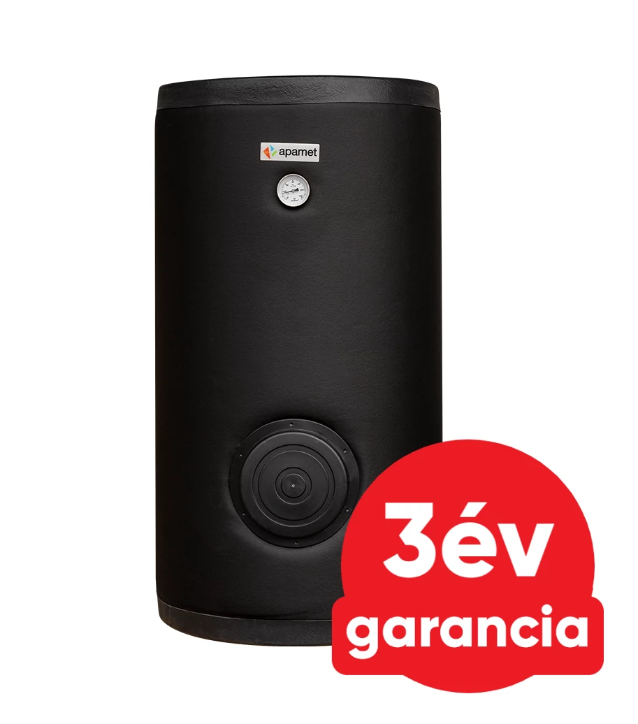 APAMET S2 BOT 200 álló indirekt HMV tartály (179 liter / 2 hőcserélő / fűtőbetét nélkül)