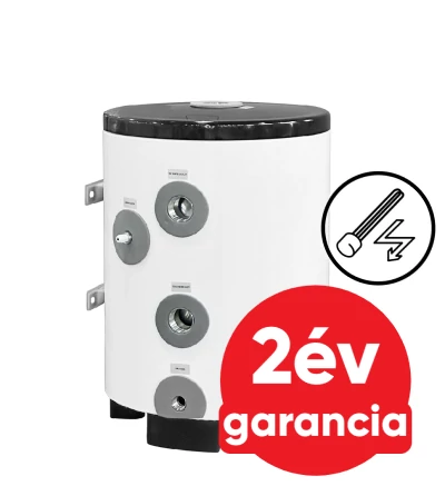 FALCON HPBe 50 INOX hűtési és fűtési puffer tartály  3 kw-os fűtőbetéttel hőszivattyúhoz (50 liter)